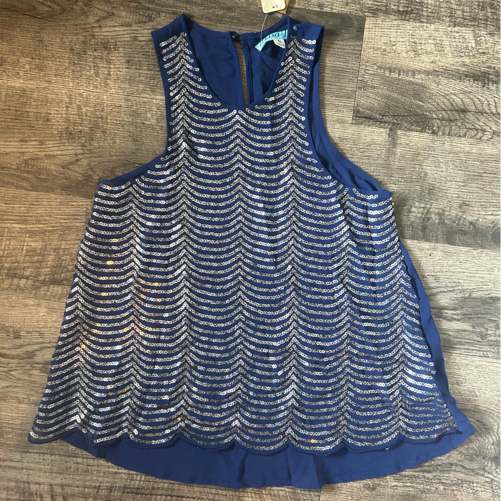 Sequined Tank Top